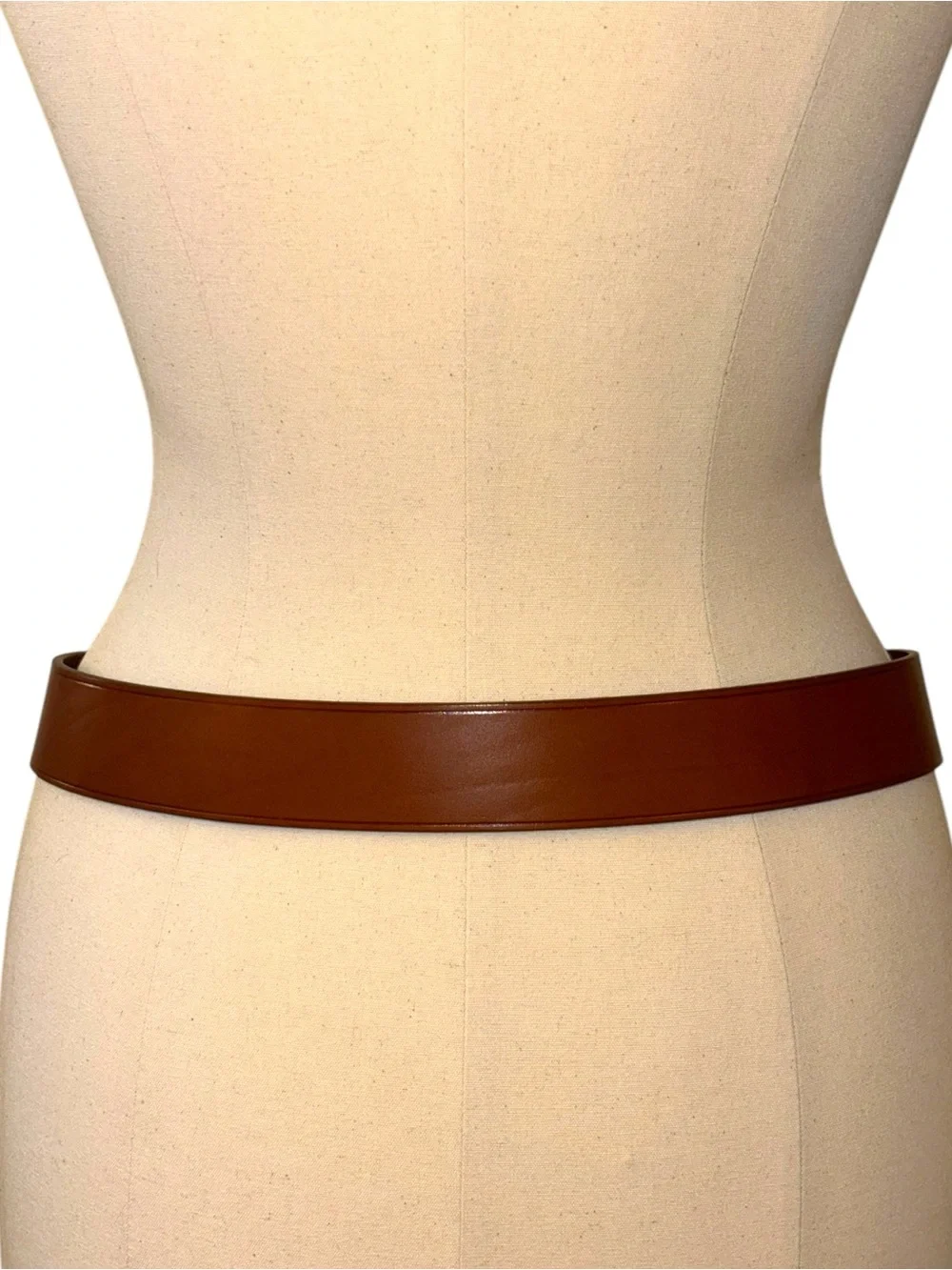 Ralph Lauren Rare Saddle Tan Italian Leather Belt & Removable Pouch M